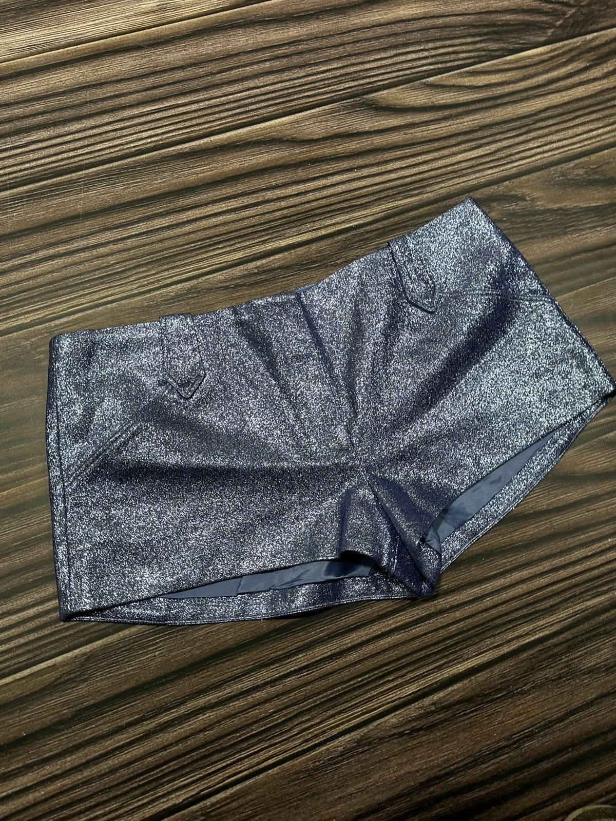 Tom Ford × Vintage Vintage short Tom Ford Iridescent Sabla Size 32" / US 10 / IT 46 - 2 Thumbnail