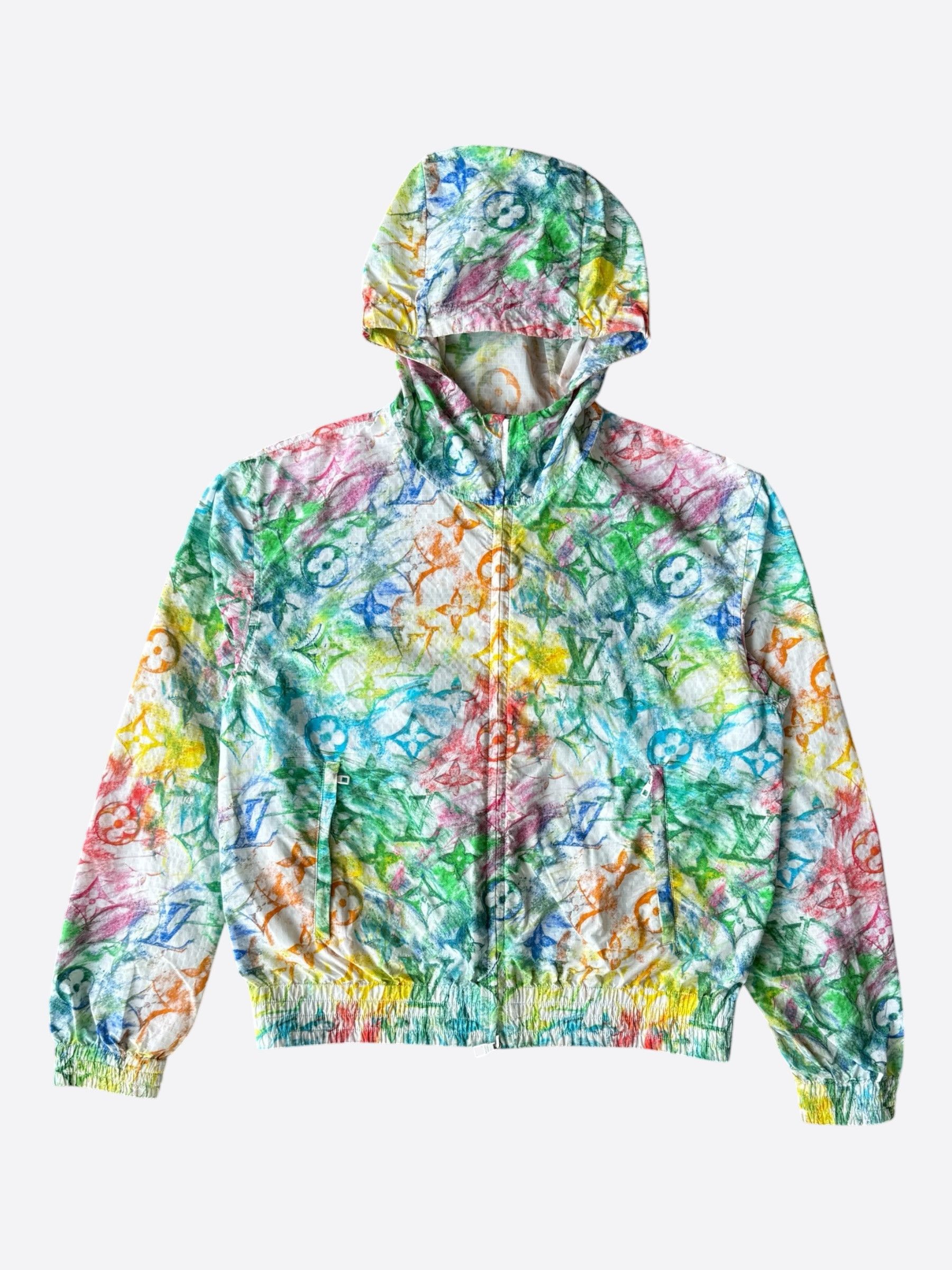 Louis Vuitton Louis Vuitton Multicolor Pastel Monogram Windbreaker Size US L / EU 52-54 / 3 - 1 Thumbnail