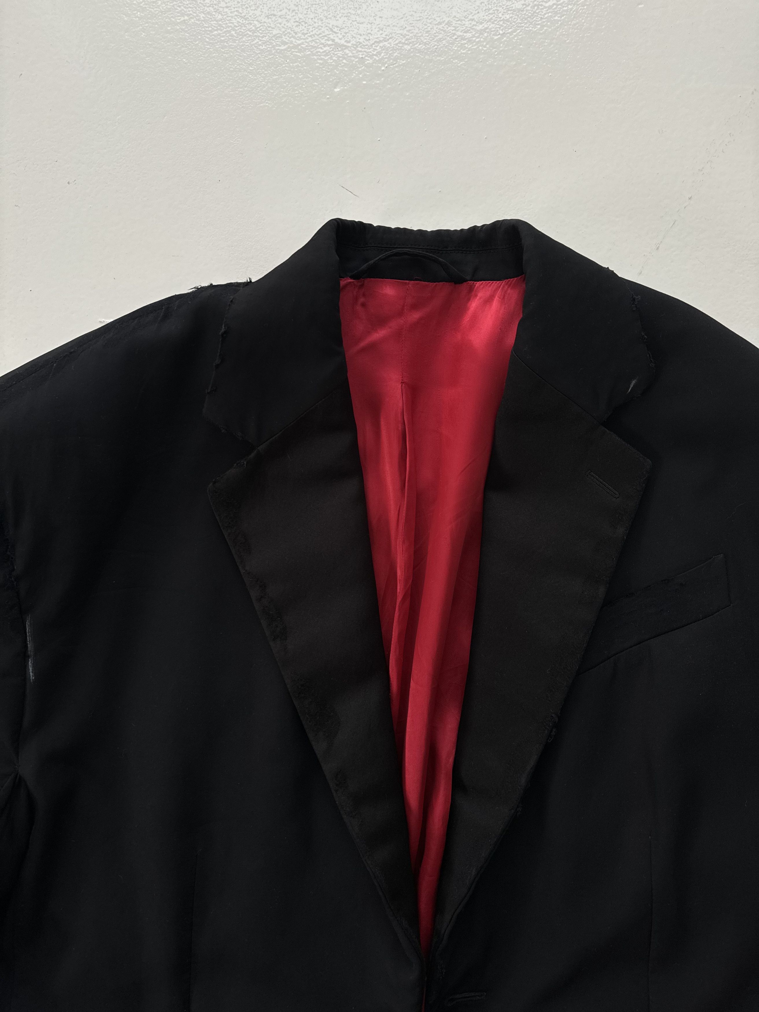 Balenciaga Balenciaga silk tuxedo ripped blazer Size 54L - 3 Thumbnail