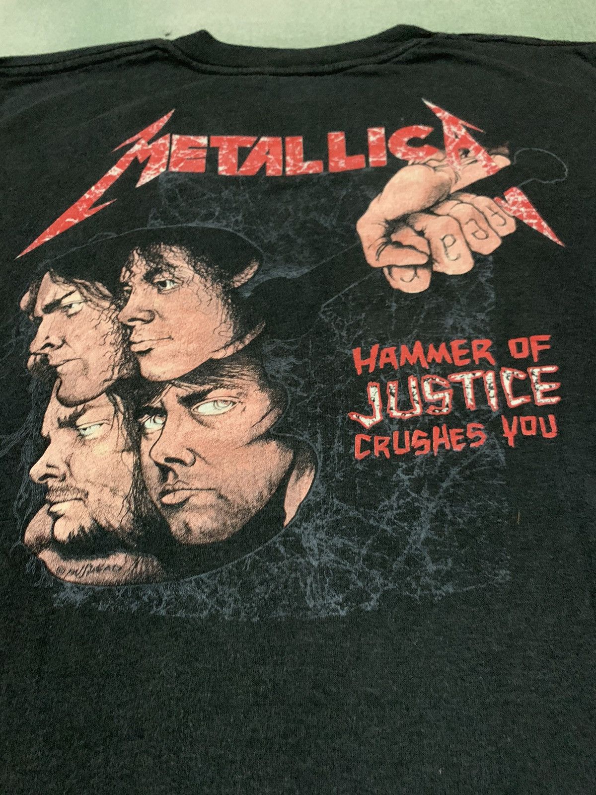 Metallica Vintage 80s Metallica And Justice For All Size US L / EU 52-54 / 3 - 16 Thumbnail