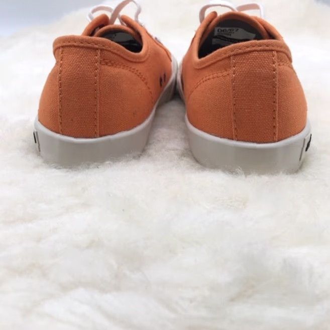 SeaVees VINTAGE SeaVees Monterey Sneakers - Women's Size 5 Athletic Canvas Shoes Orange Tangerine 80s Size US 5 / IT 35 - 5 Thumbnail