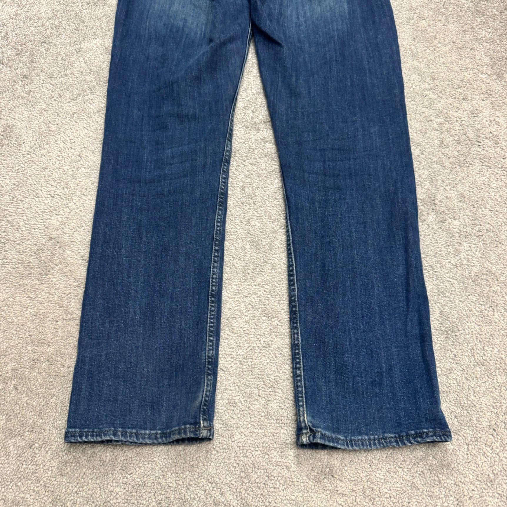 Rodd & Gunn Rodd & Gunn Jeans Mens 32 Blue Cotton Denim Straight Leg Relaxed Fit Regular 5-Pocket City Grunge Vintage No Size US 32 / EU 48 - 7 Thumbnail
