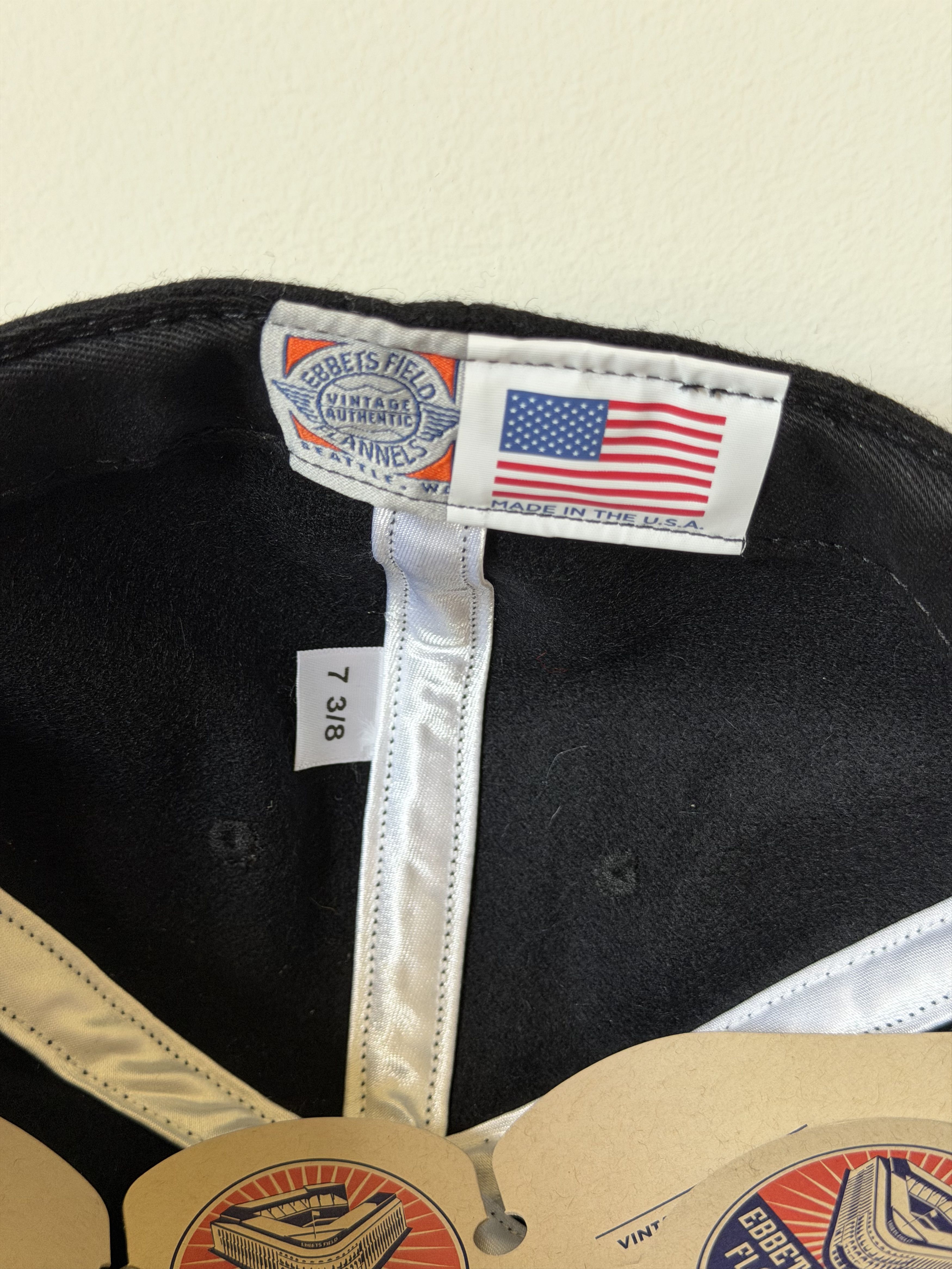 Ebbets Field Flannels 7 3/8 Ebbets Field 1953 Pittsburgh Hornets Wool Hat Size ONE SIZE - 6 Thumbnail
