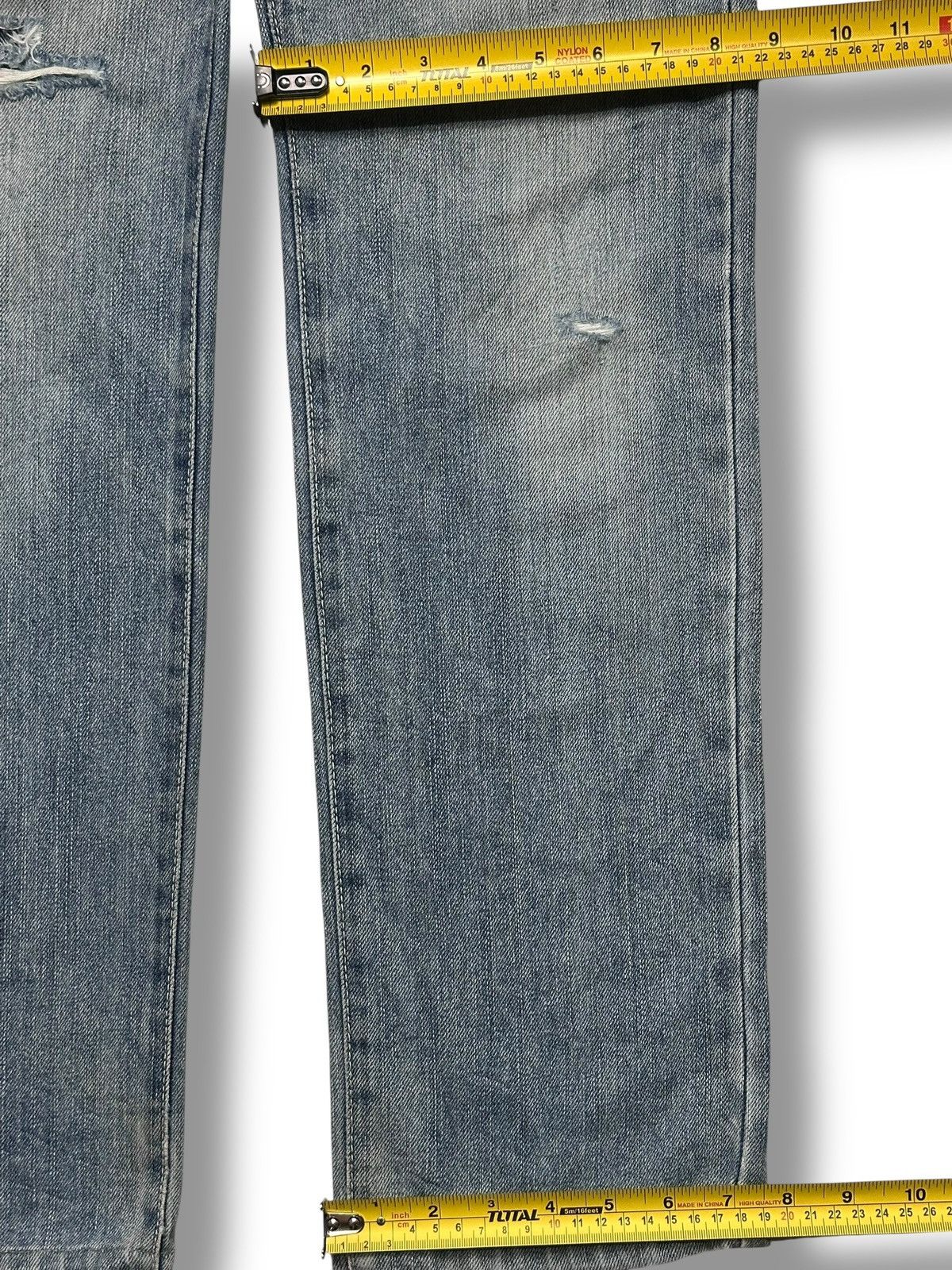 Edwin Edwin 403 Vintage With Distressed Straight Leg & Faded Wash Size US 30 / EU 46 - 21 Thumbnail