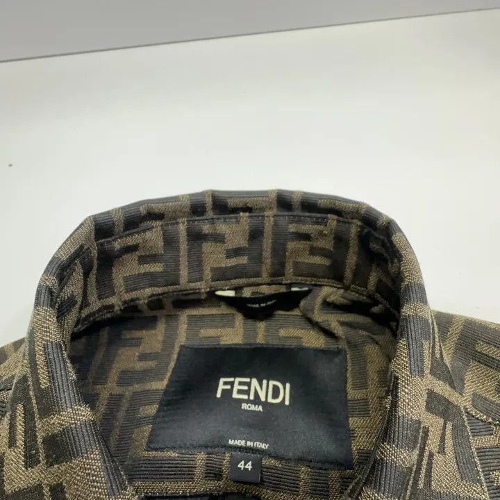 Fendi Fendi SS22 Logo Print Polo Jacket for Men -2507 Size US M / EU 48-50 / 2 - 6 Thumbnail