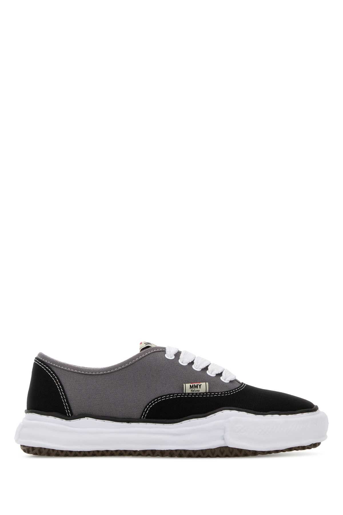 Maison MIHARA YASUHIRO Two-Tone Canvas Sneakers Size US 11 / EU 44 - 1 Thumbnail