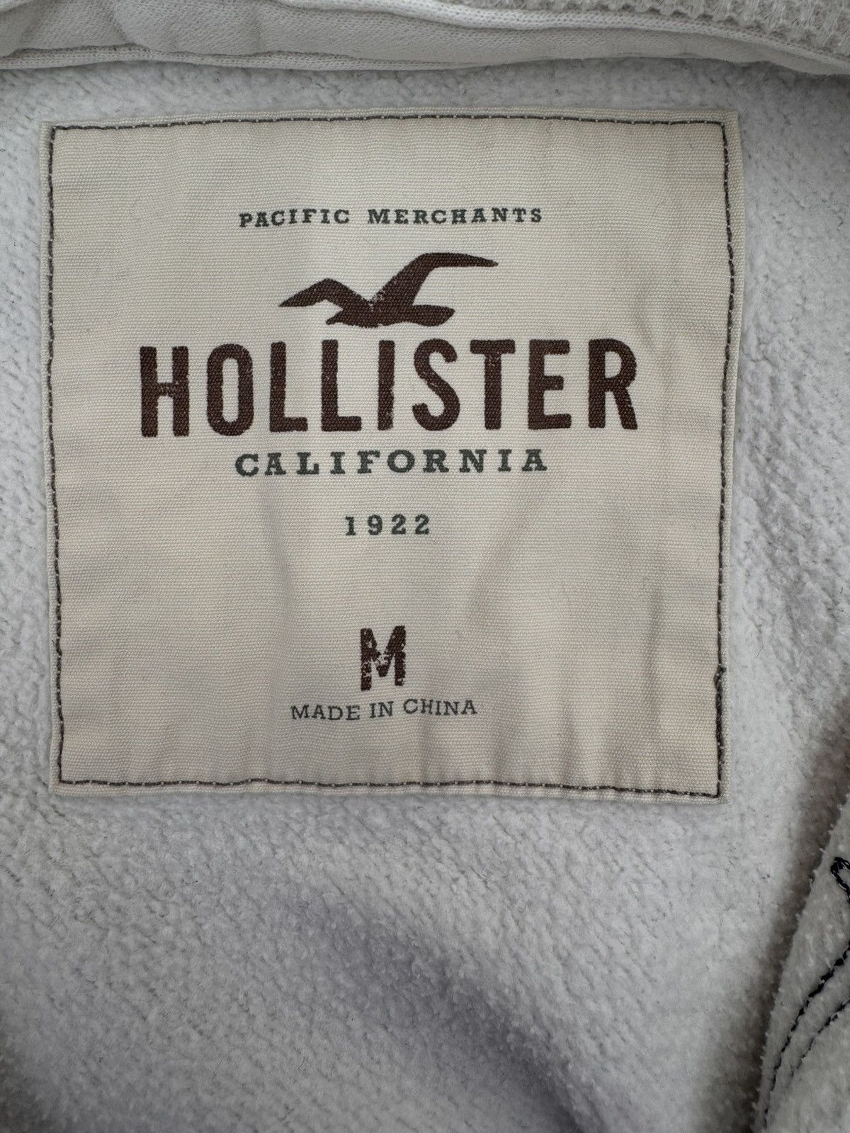 Hollister Hollister Women Cotton Zip Hoodie White Size M Size M / US 6-8 / IT 42-44 - 6 Thumbnail