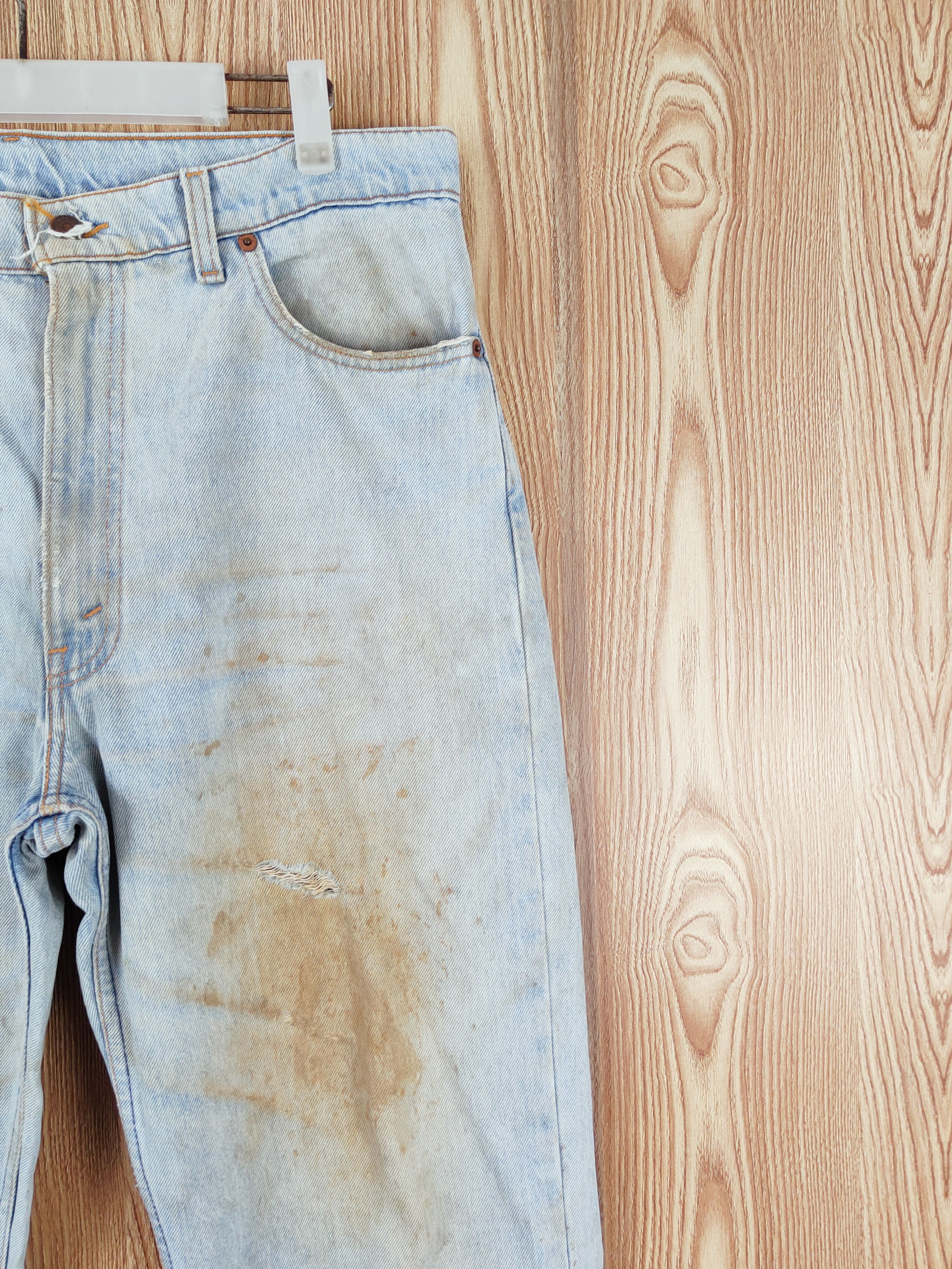 Levi's Levi's vintage usa Blue Faded Distressed Ripped Jeans #W804 Size US 36 / EU 52 - 5 Thumbnail
