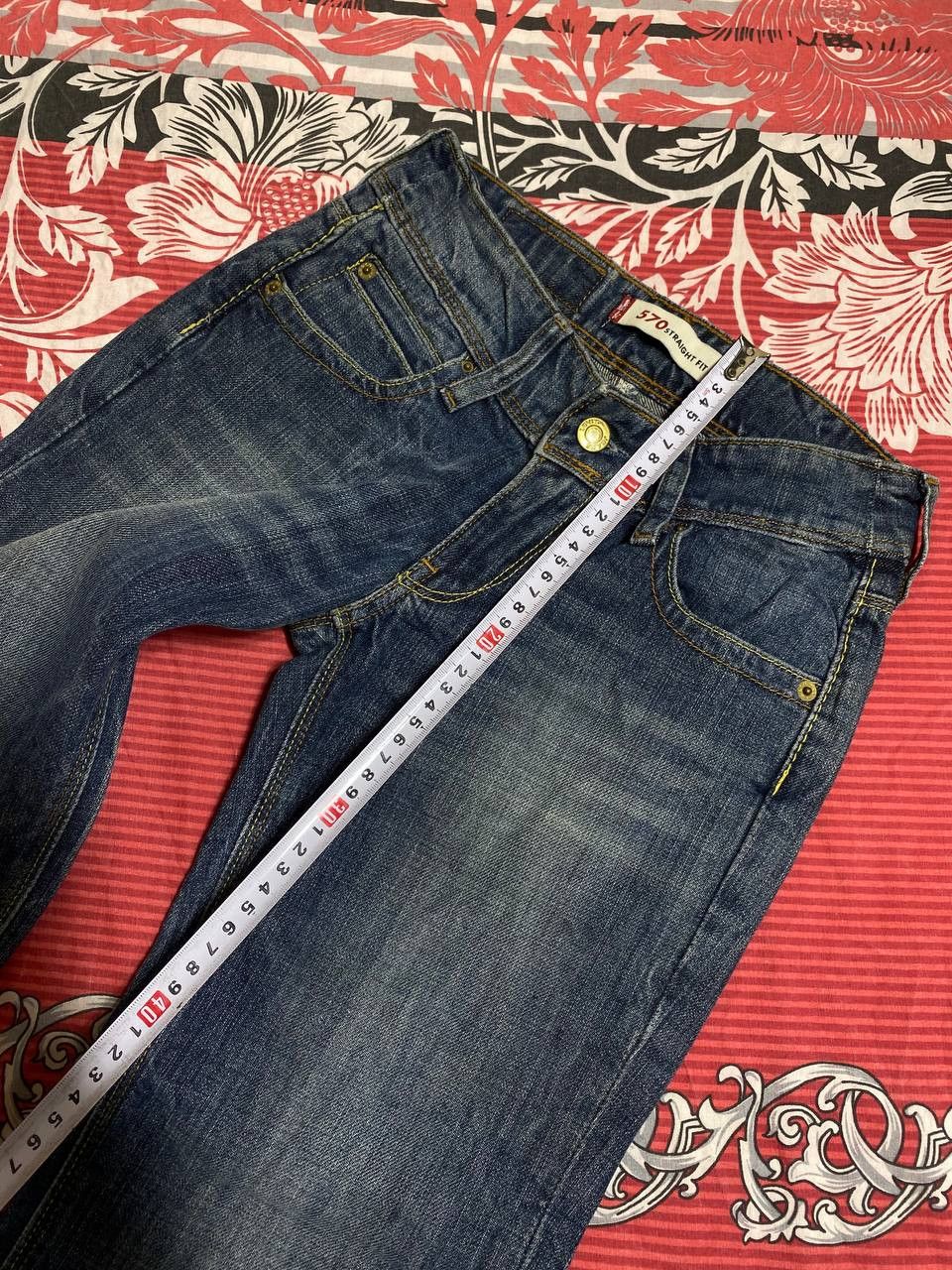 Levi's VINTAGE LEVIS Regular Fit Straight Jeans Denim Pants Size US 32 / EU 48 - 9 Thumbnail