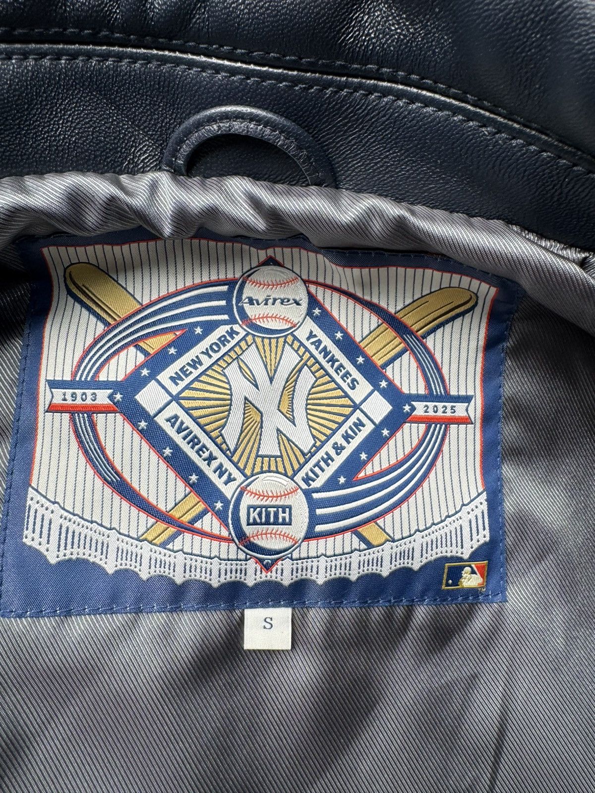Avirex × Kith Yankees leather jacket Size US S / EU 44-46 / 1 - 6 Thumbnail
