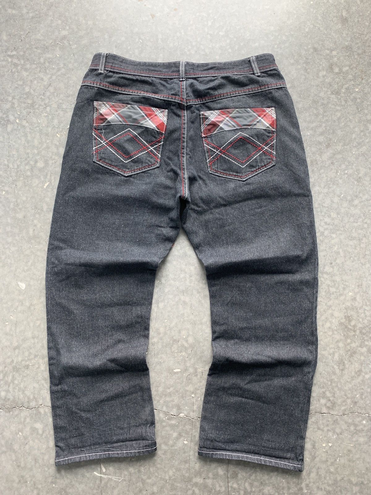 Southpole Crazy Vintage Y2K Red Ape Baggy Jeans Loose Skater Size US 36 / EU 52 - 5 Thumbnail