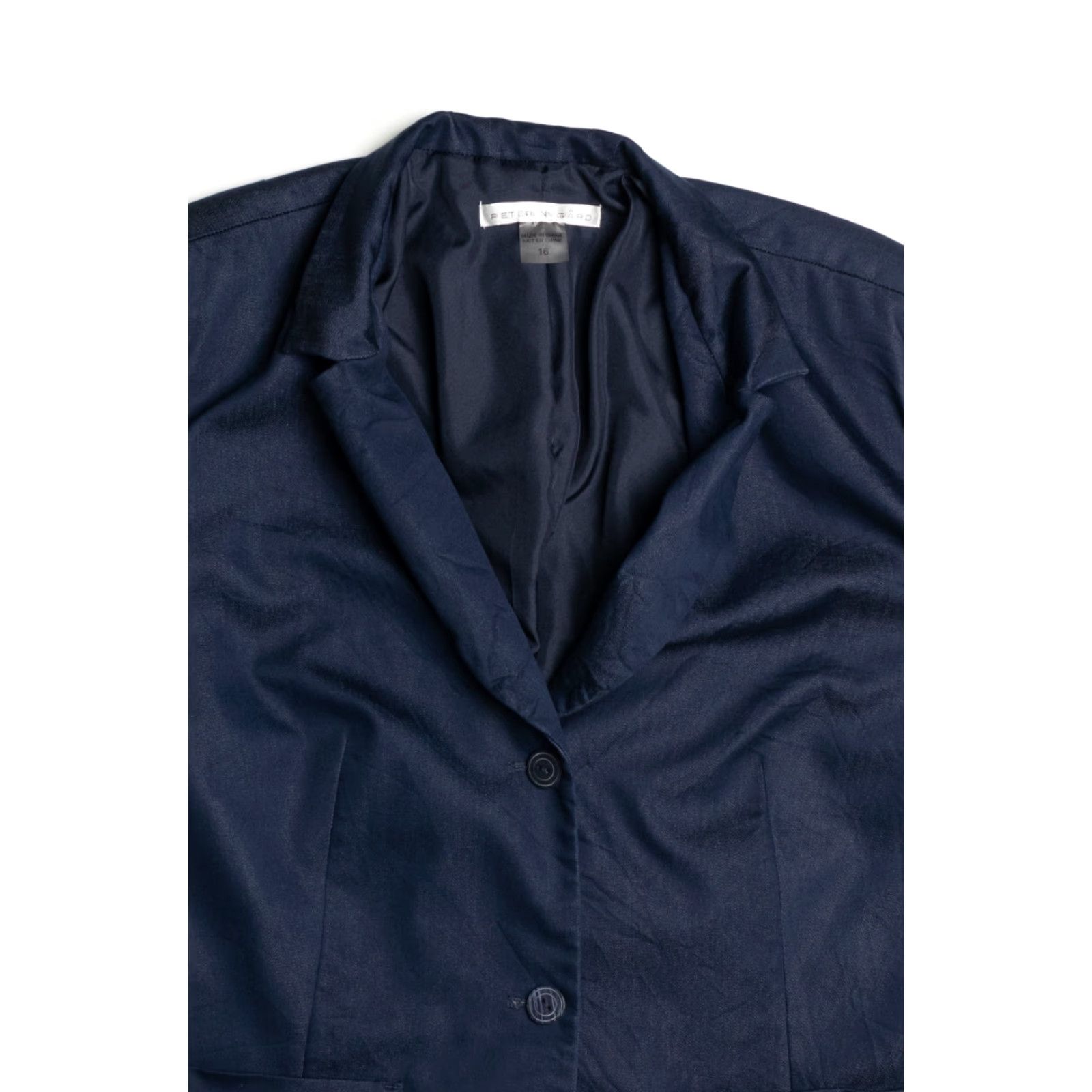 X-LARGE VINTAGE Peter Nygard Dark Blue Blazer X-Large Mens Jacket Size 46R - 2 Thumbnail