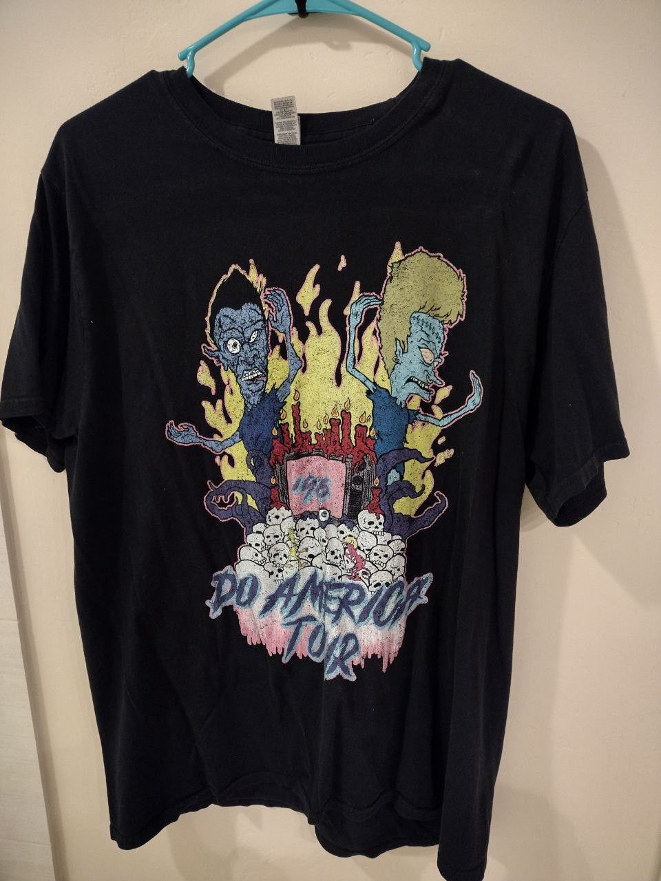 Other Vintage BEAVIS & BUTTHEAD DO AMERICA TOUR '96 T-SHIRT Size US L / EU 52-54 / 3 - 1 Thumbnail