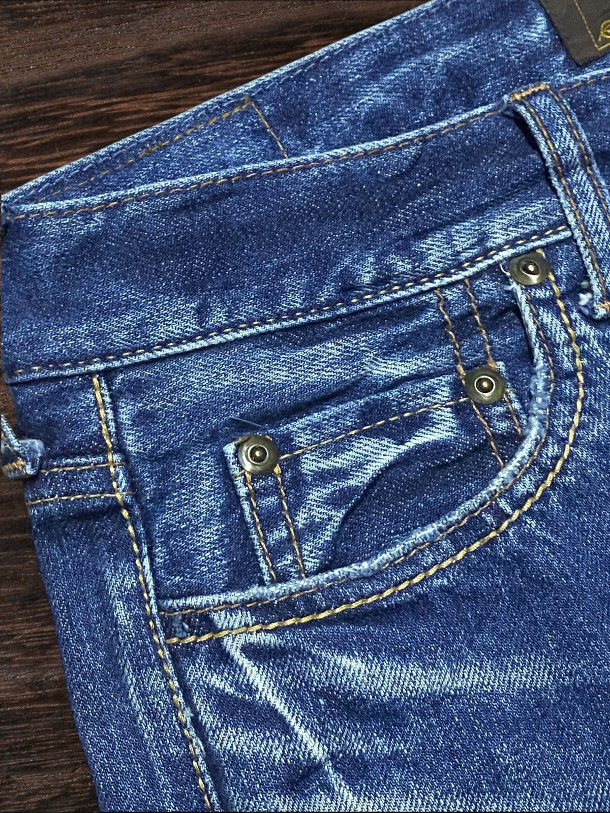 GOA Goa Selvedge Denim Distressed Jeans Size US 30 / EU 46 - 9 Thumbnail