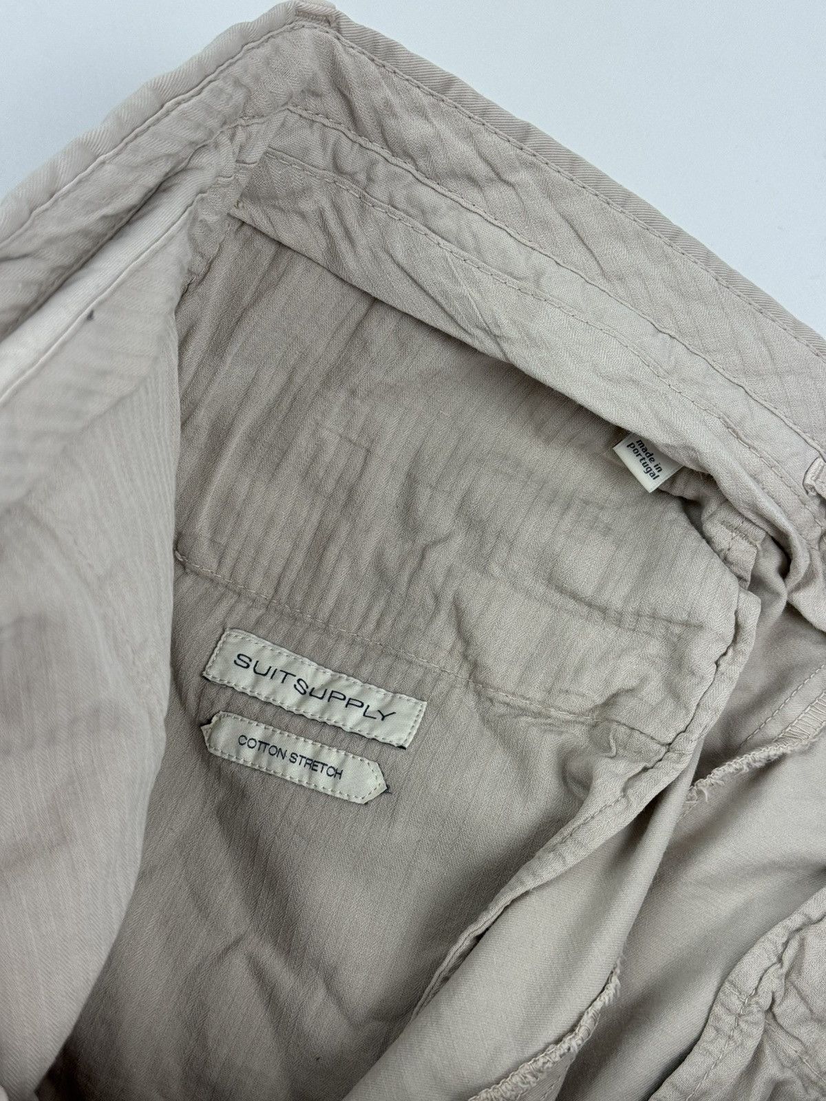 Suitsupply Suitsupply Classic Beige Chino Pants Size US 34 / EU 50 - 12 Thumbnail