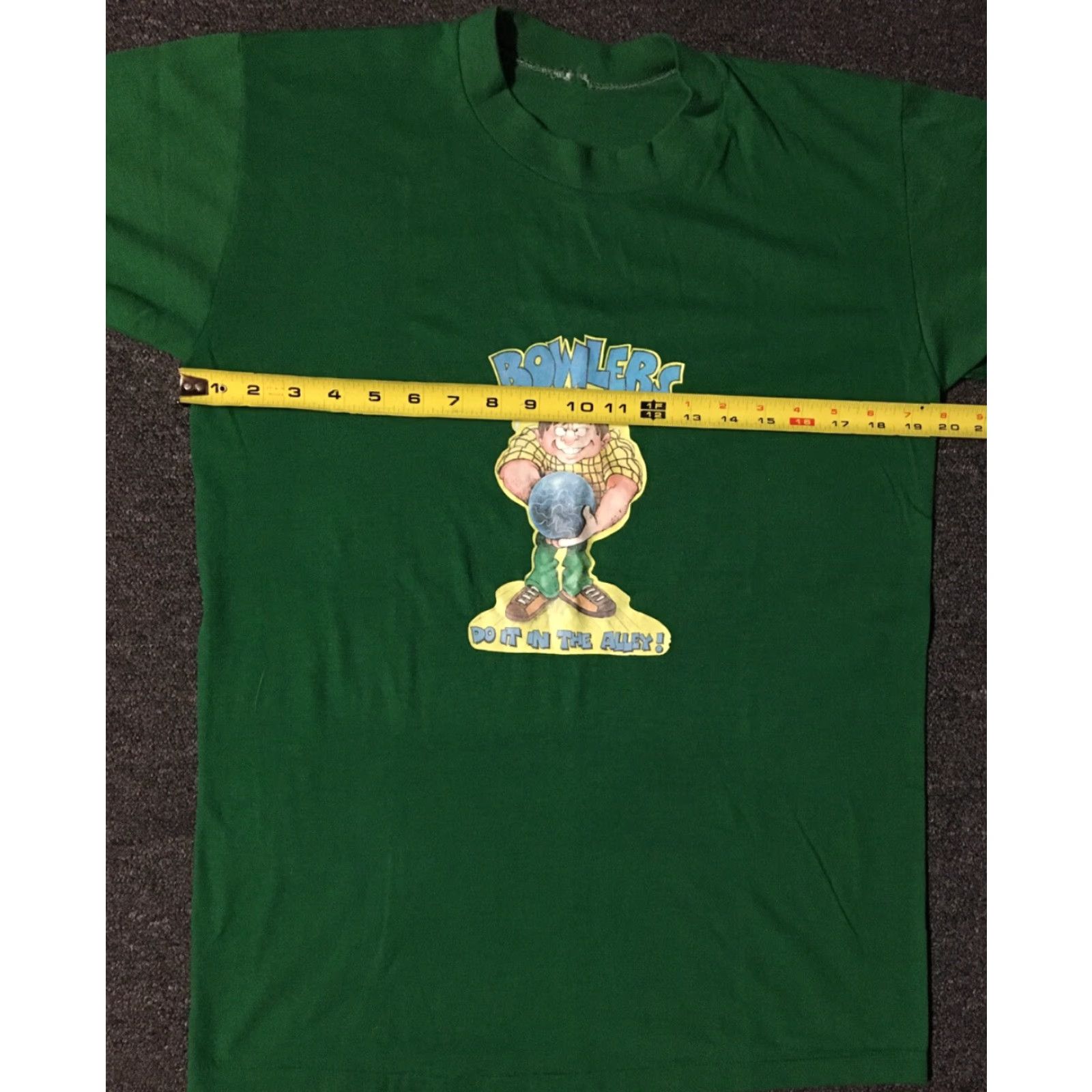 Vintage VINTAGE Pool Hall Shirt M Green 70s Bowlers Do It In The Alley Single Stitch Bar Humor Rockabilly 90s Mens US Made Size US M / EU 48-50 / 2 - 7 Thumbnail
