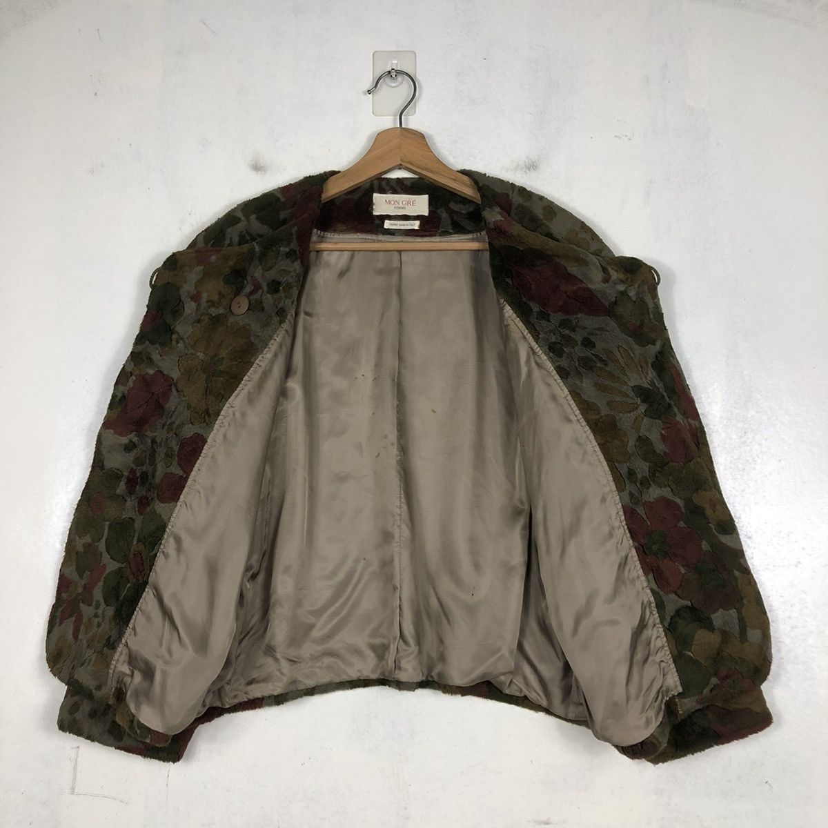 Designer × Japanese Brand × Vintage 📌CROPPED VELVET JACKET MON GRE FEMME ISSEY MIYAKE Size M / US 6-8 / IT 42-44 - 14 Thumbnail