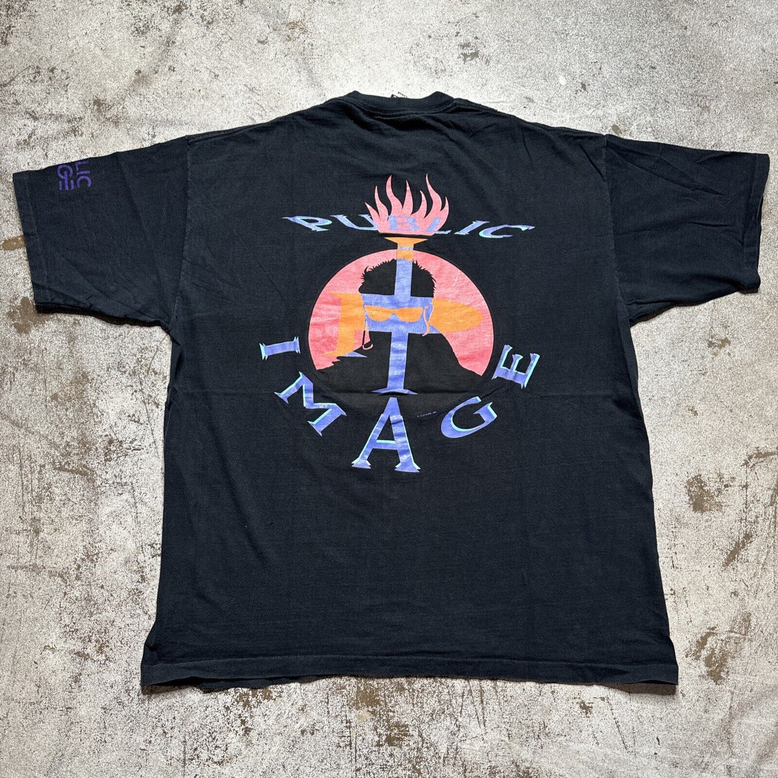 Vintage 90s Public Image Brand Silhouette Rare Graphic Shirt Size XL Size US XL / EU 56 / 4 - 1 Thumbnail