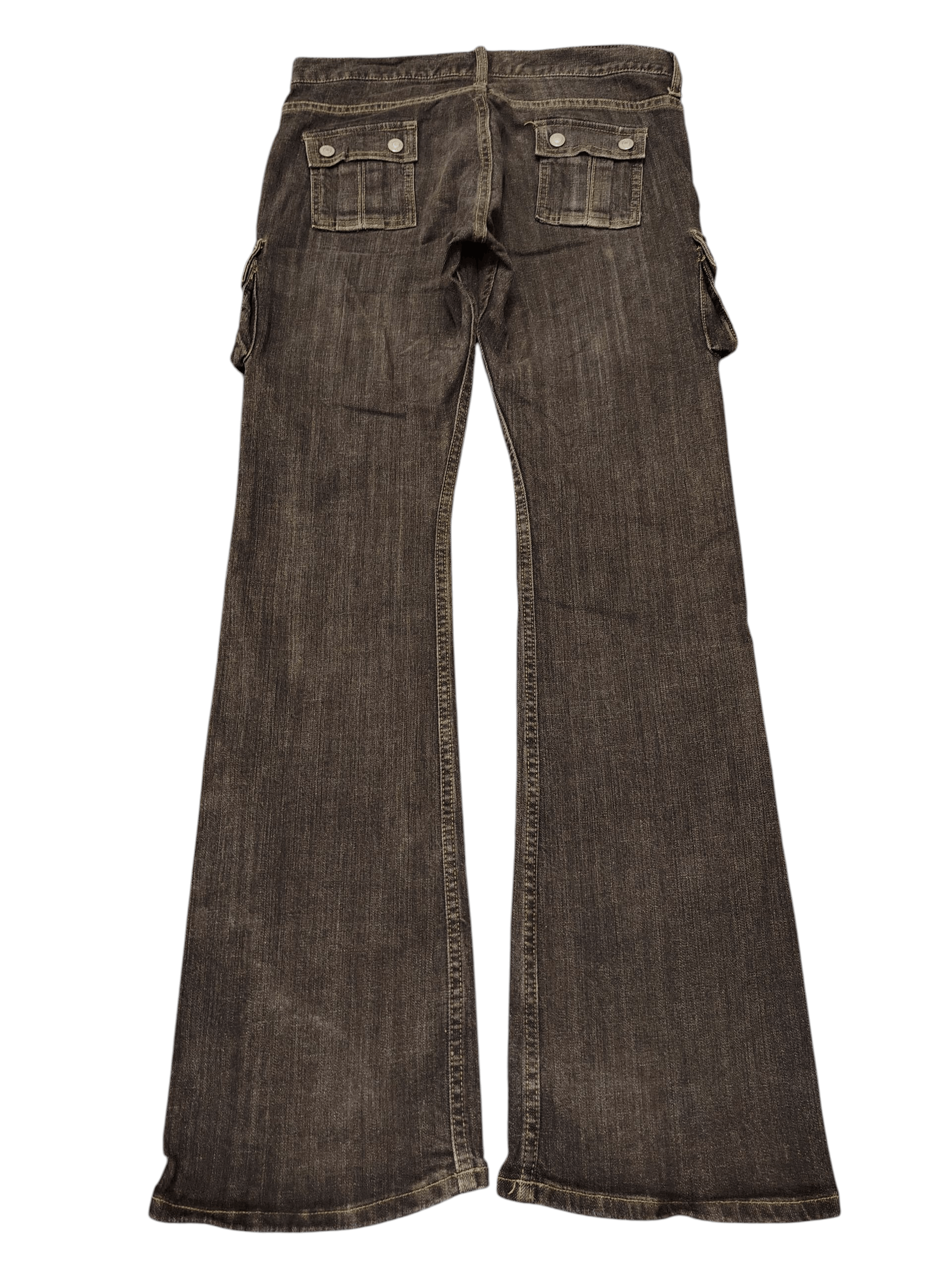 If Six Was Nine Japan Oririn Love Black Jeans Flared Distressed Jeans Size US 30 / EU 46 - 2 Thumbnail