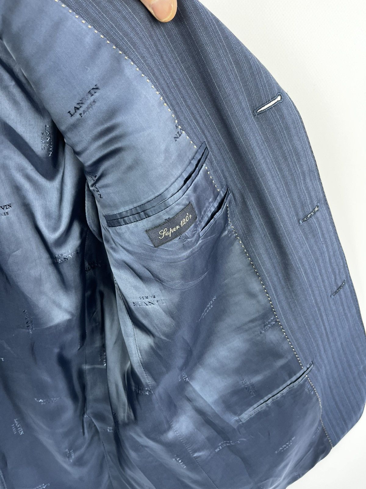 Lanvin LANVIN Paris mens suit france 🇫🇷 size 52 rare Size 50R - 8 Thumbnail
