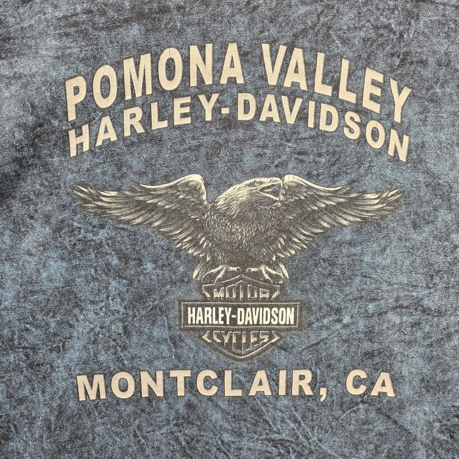 Harley Davidson Vintage Harley Davidson Shirt XXL Acid Wash Eagle Pocket Y2K Size US XL / EU 56 / 4 - 9 Thumbnail