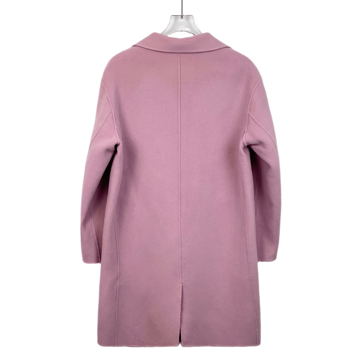 Max Mara Weekend MaxMara Pink Wool Single-Breasted Coat (Size M) Size M / US 6-8 / IT 42-44 - 6 Thumbnail