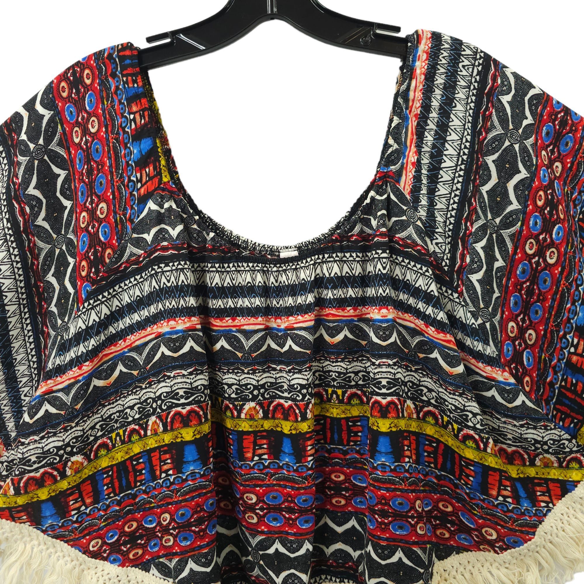Other Yahada Tribal Geometric Boho Mini Dress Womens S Fringe Size S / US 4 / IT 40 - 11 Thumbnail