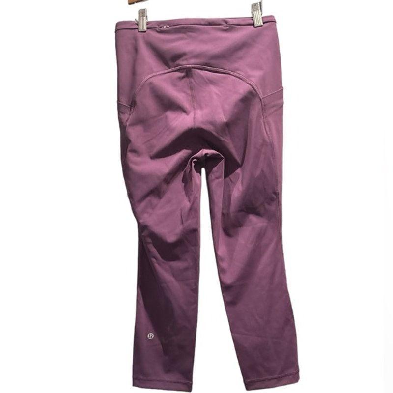 Lululemon LULULEMON Plum Swift Speed High-Rise Crop 21" Leggings Size 28" / US 6 / IT 42 - 5 Thumbnail