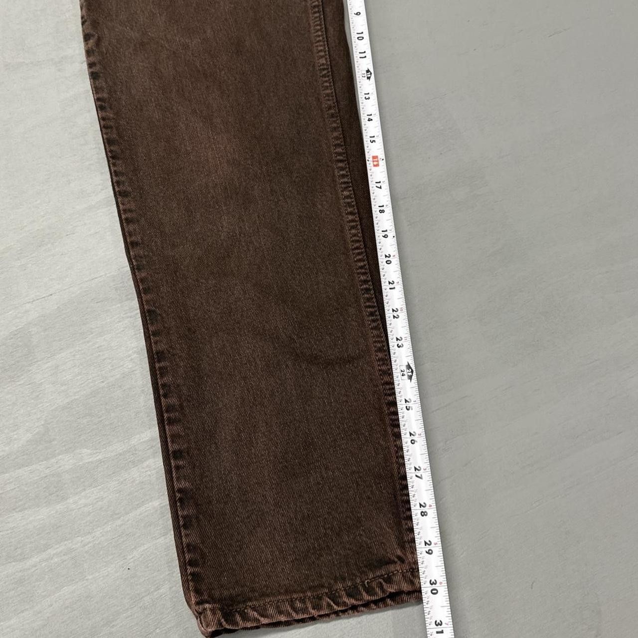 Levi's Vintage Levi’s 550 Brown Denim Jeans Men’s 32 x 30 Size US 32 / EU 48 - 7 Thumbnail