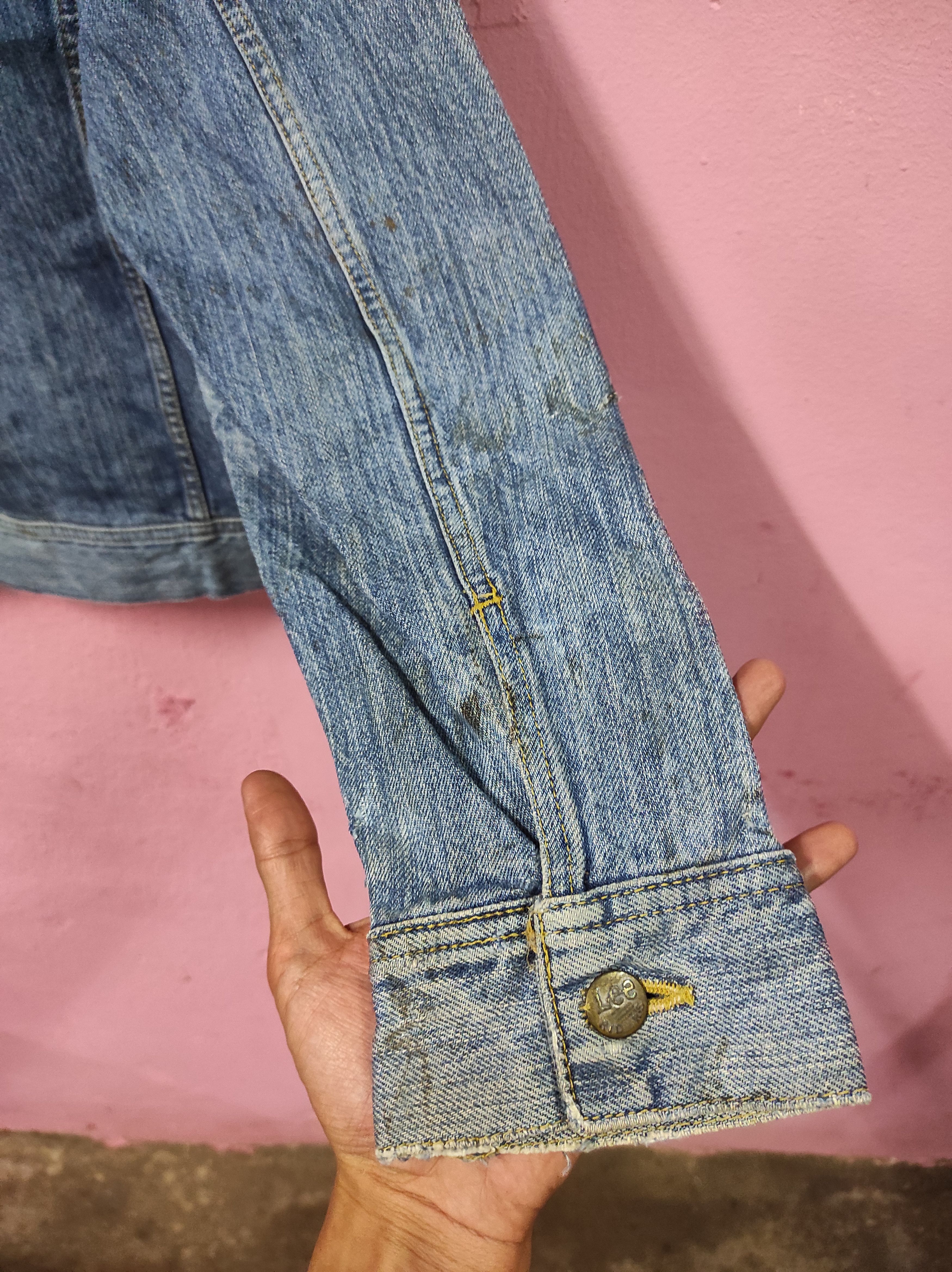 Edwin × Lee × Vintage LEE RIDERS USA EDWIN VTG 70'S TRUCKER JACKET DISTRESSED Size US M / EU 48-50 / 2 - 10 Thumbnail