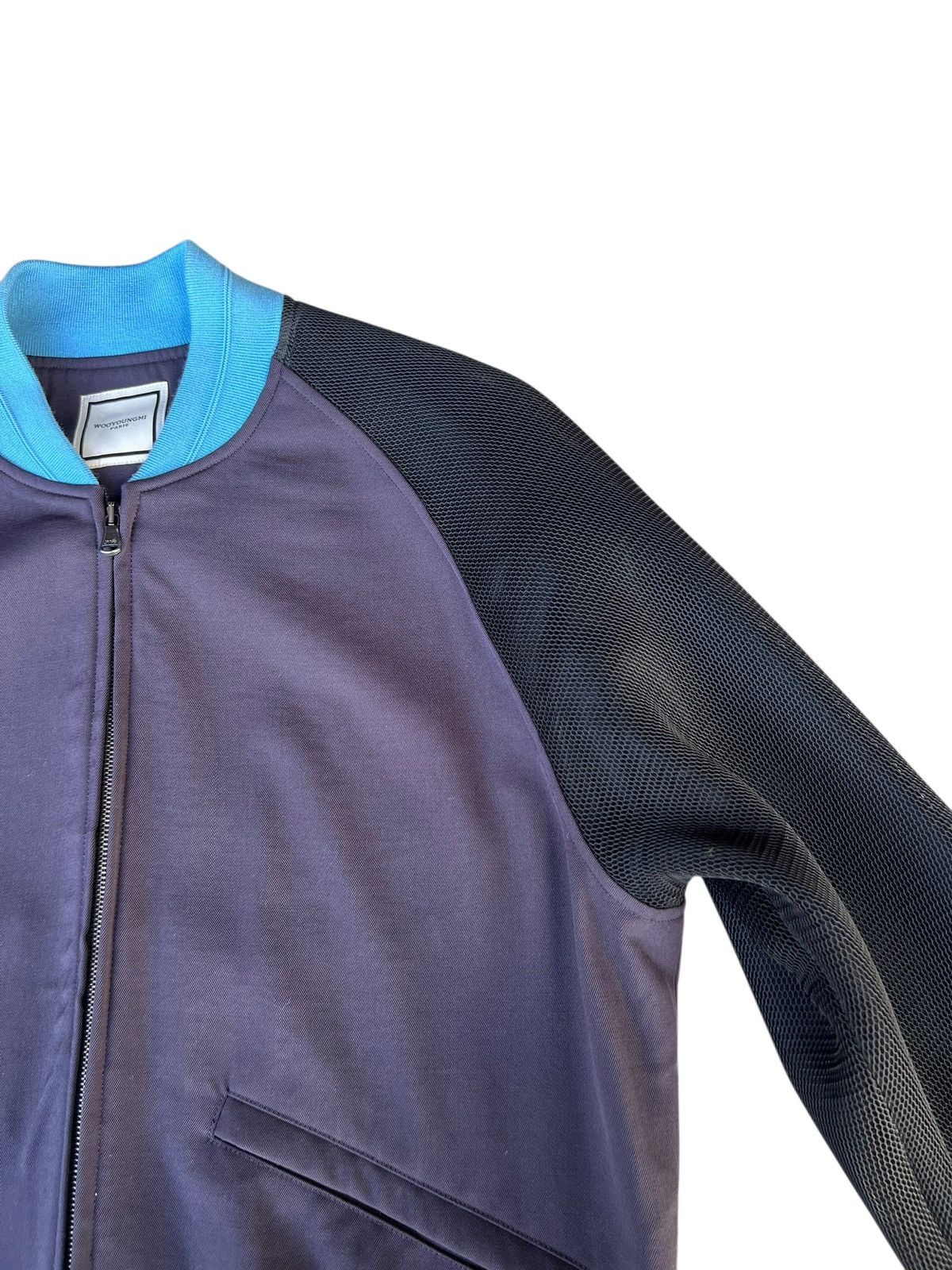 Wooyoungmi Wooyoungmi Paris Mesh Sleeve Wool Bomber Jacket Size US M / EU 48-50 / 2 - 10 Thumbnail