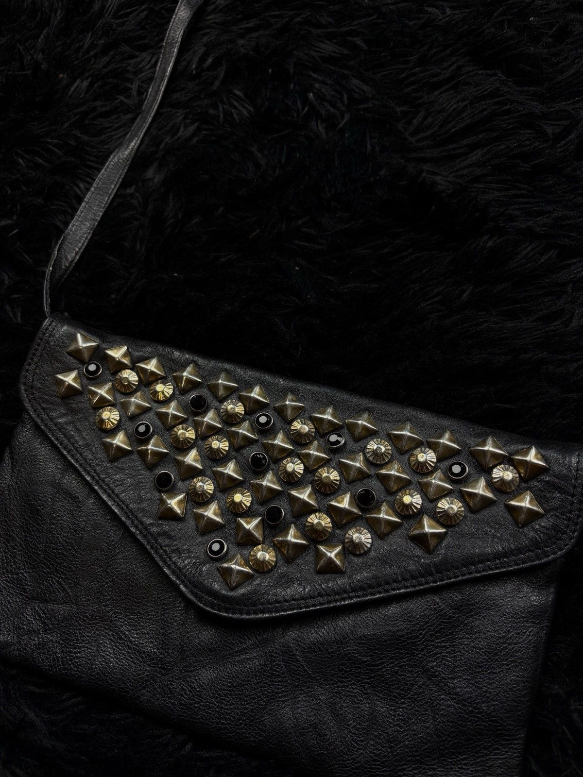 ASH Very Rare ASH Archive Eyelets Pyramids Leather Bag Size ONE SIZE - 2 Thumbnail