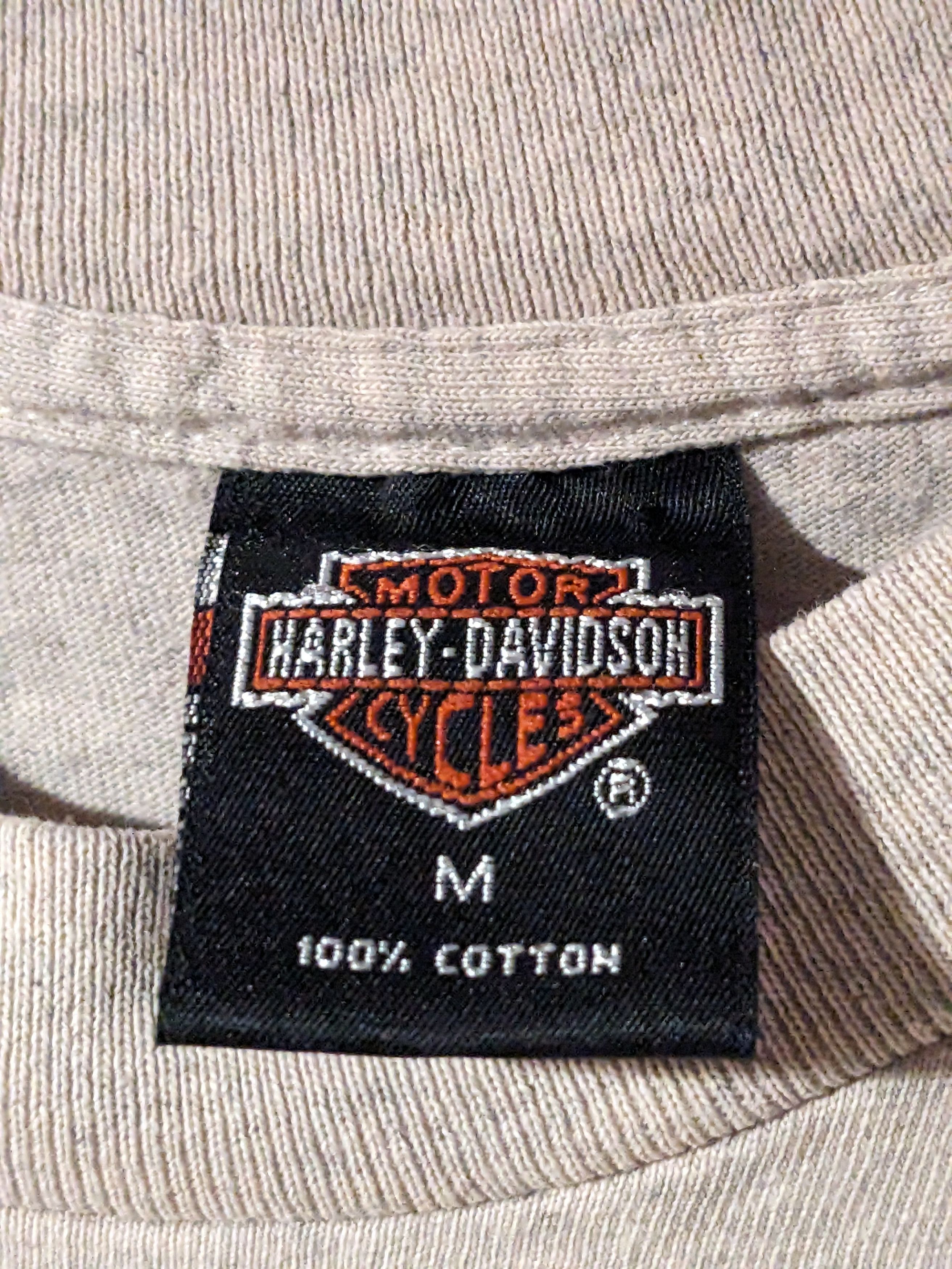 Harley Davidson × Vintage Vintage 1996 Harley Davidson Eagle Wolf Animal T-Shirt Size US M / EU 48-50 / 2 - 4 Thumbnail