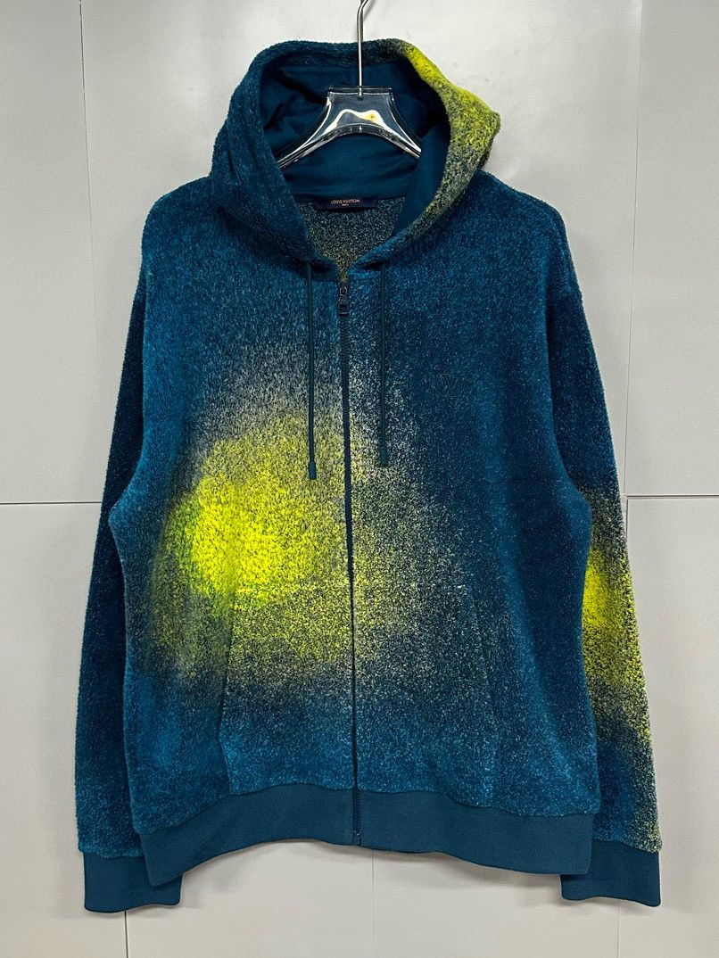 Louis Vuitton Louis Vuitton Colorblock Zip-Up Hoodie Size XXL Size US XXL / EU 58 / 5 - 1 Thumbnail