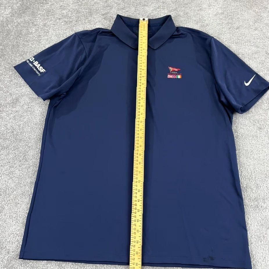 Nike NIKE Polo Shirt Mens L Blue Golf S/S Dri-FIT Logo Casual Sports 46th Walker Cup Regular Large Shirt Size US L / EU 52-54 / 3 - 4 Thumbnail
