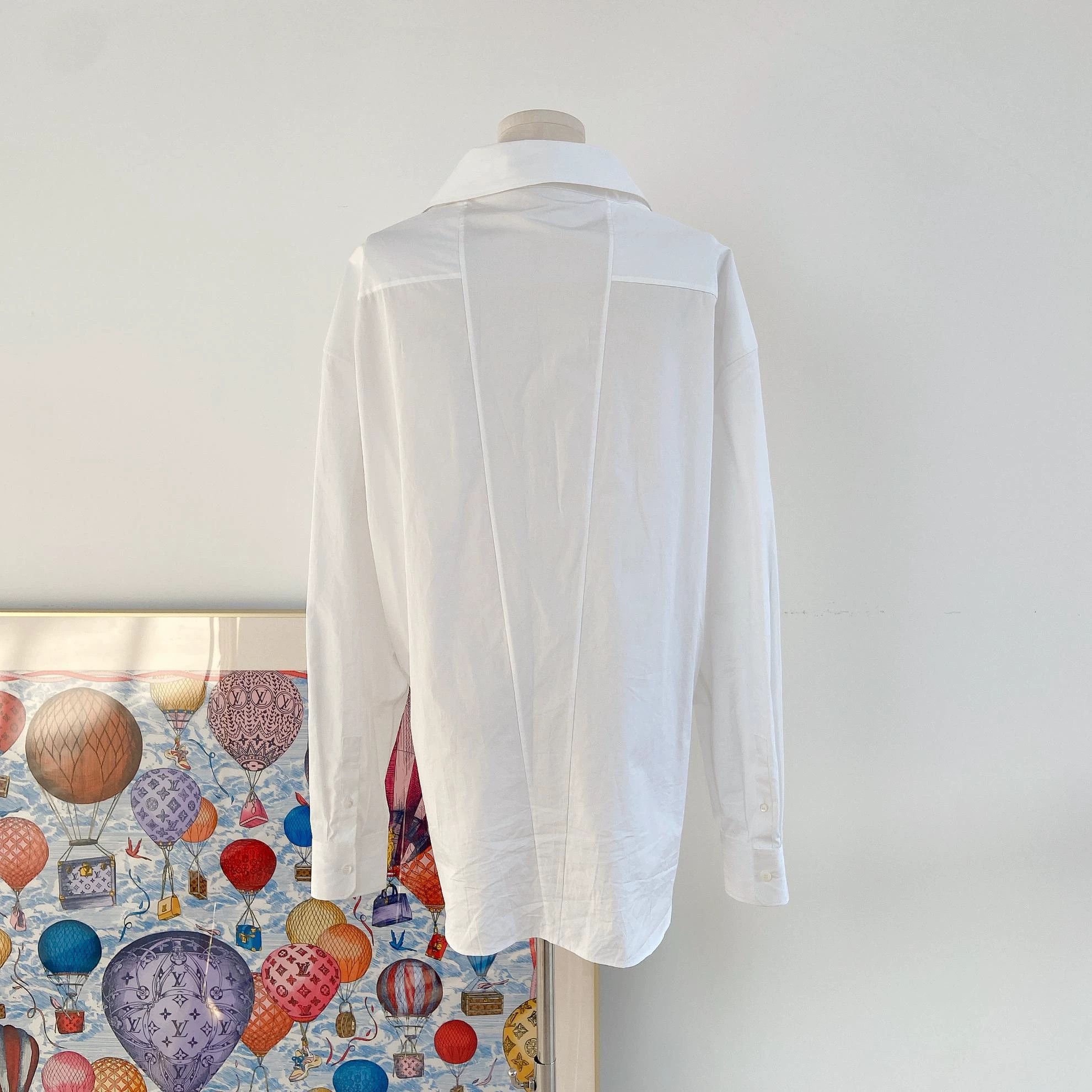Prada white shirt 40 4543