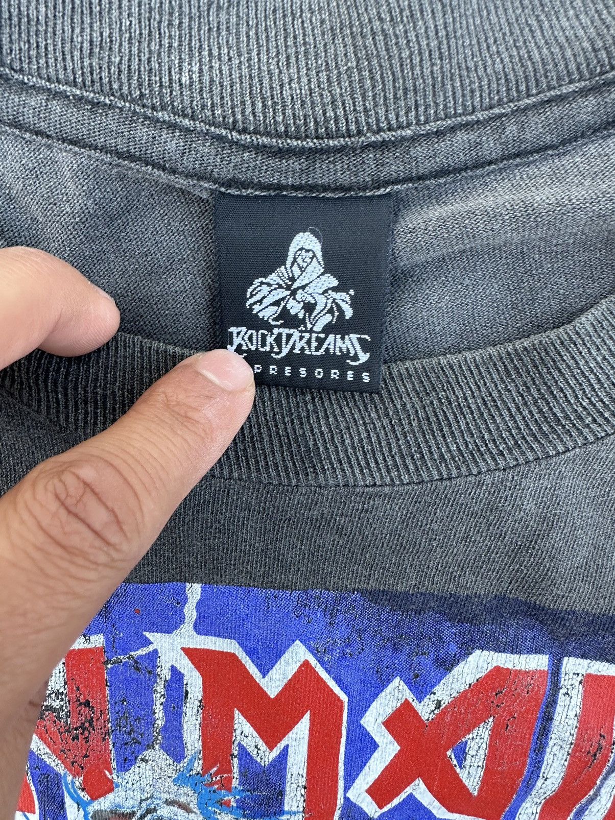 Band Tees × Iron Maiden × Vintage Vintage Iron Maiden Mexican Bootleg t Shirt 90s Size US L / EU 52-54 / 3 - 3 Thumbnail