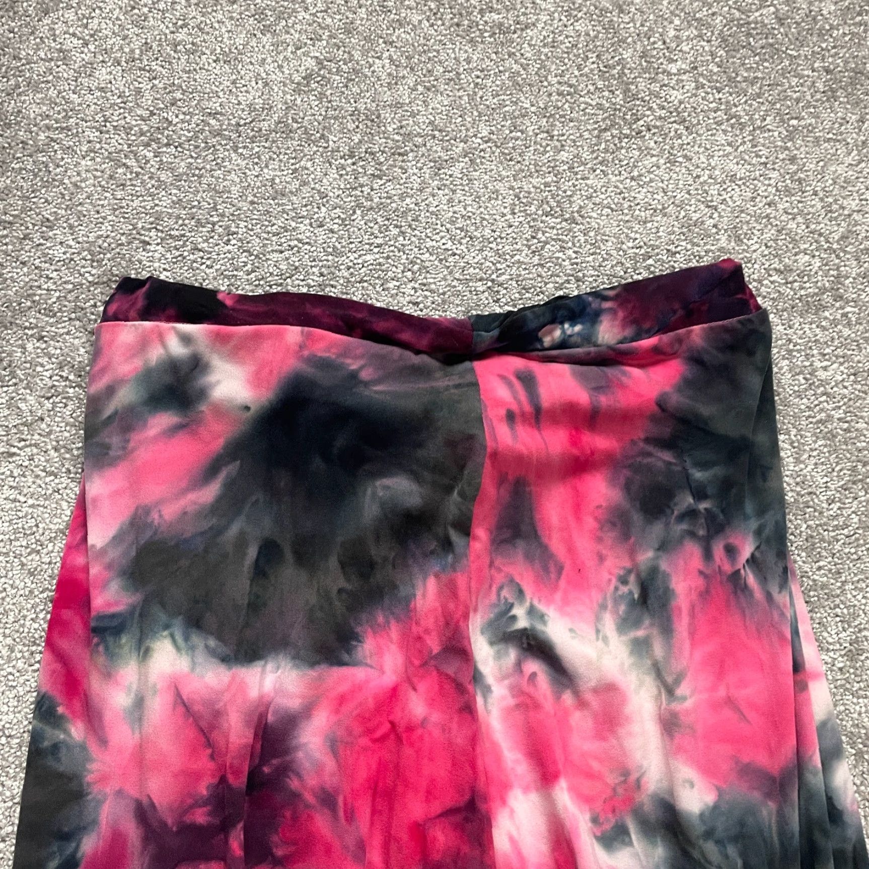 Vintage Unbranded 2 Piece Lounge Set Sweatpants Cropped Hoodie Jacket Juniors XL Tie Dye Size XL / US 12-14 / IT 48-50 - 6 Thumbnail