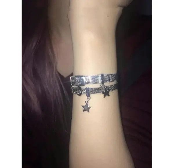 Jewelry Y2K Harajuku Star Charms Titanium Steel Belt Bracelet Size ONE SIZE - 2 Thumbnail