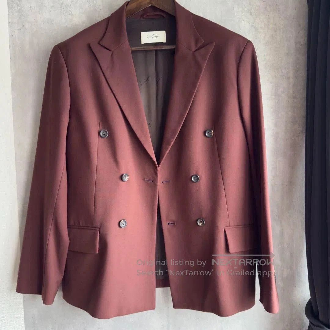 Yohji Yamamoto Second Layer Double Breasted Blazer. Size US S / EU 44-46 / 1 - 1 Thumbnail