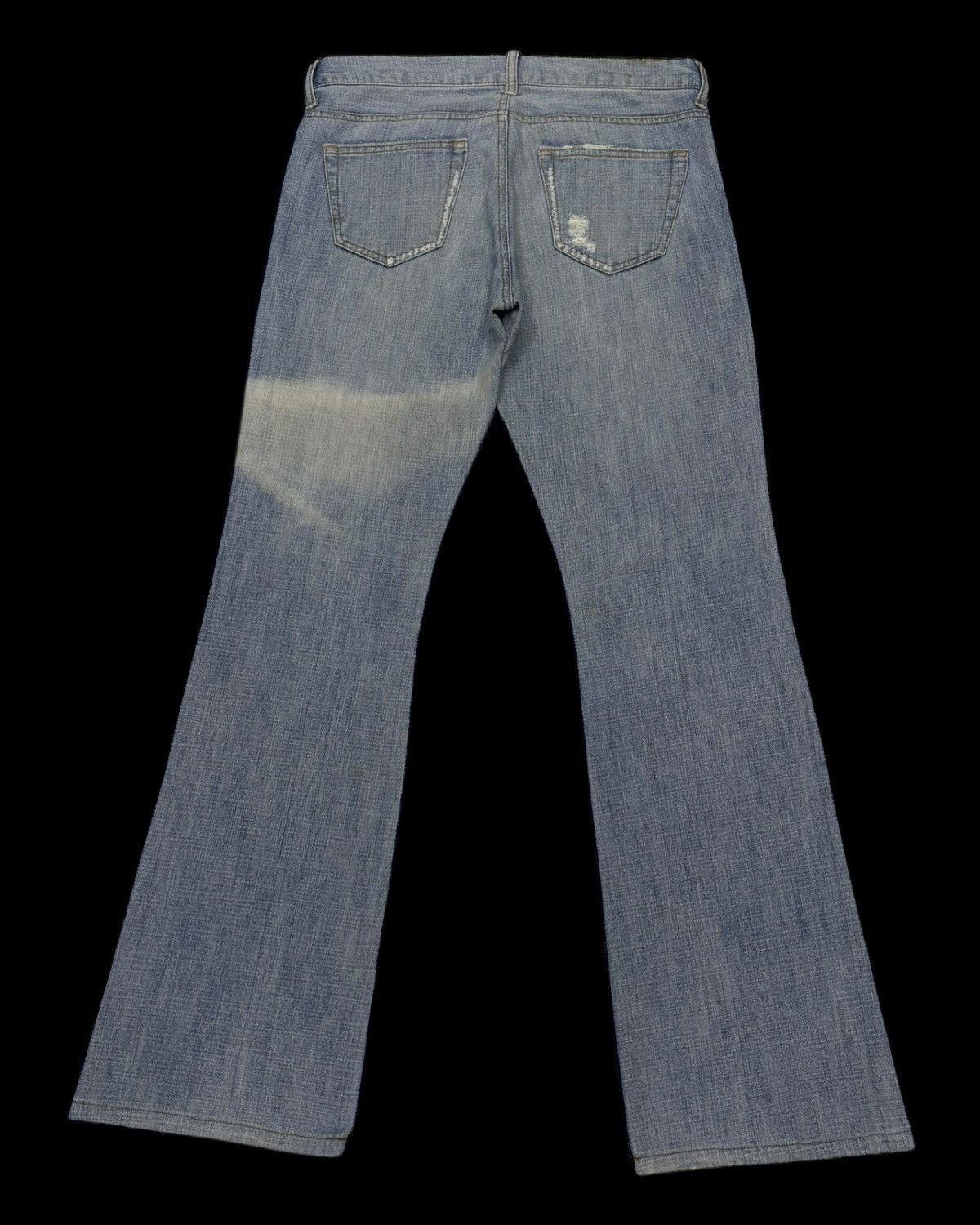 14th Addiction × KMRii × Yasuyuki Ishii Flare Jeans Japanese Brand Bootcut Faded Jeans Size US 31 - 8 Thumbnail