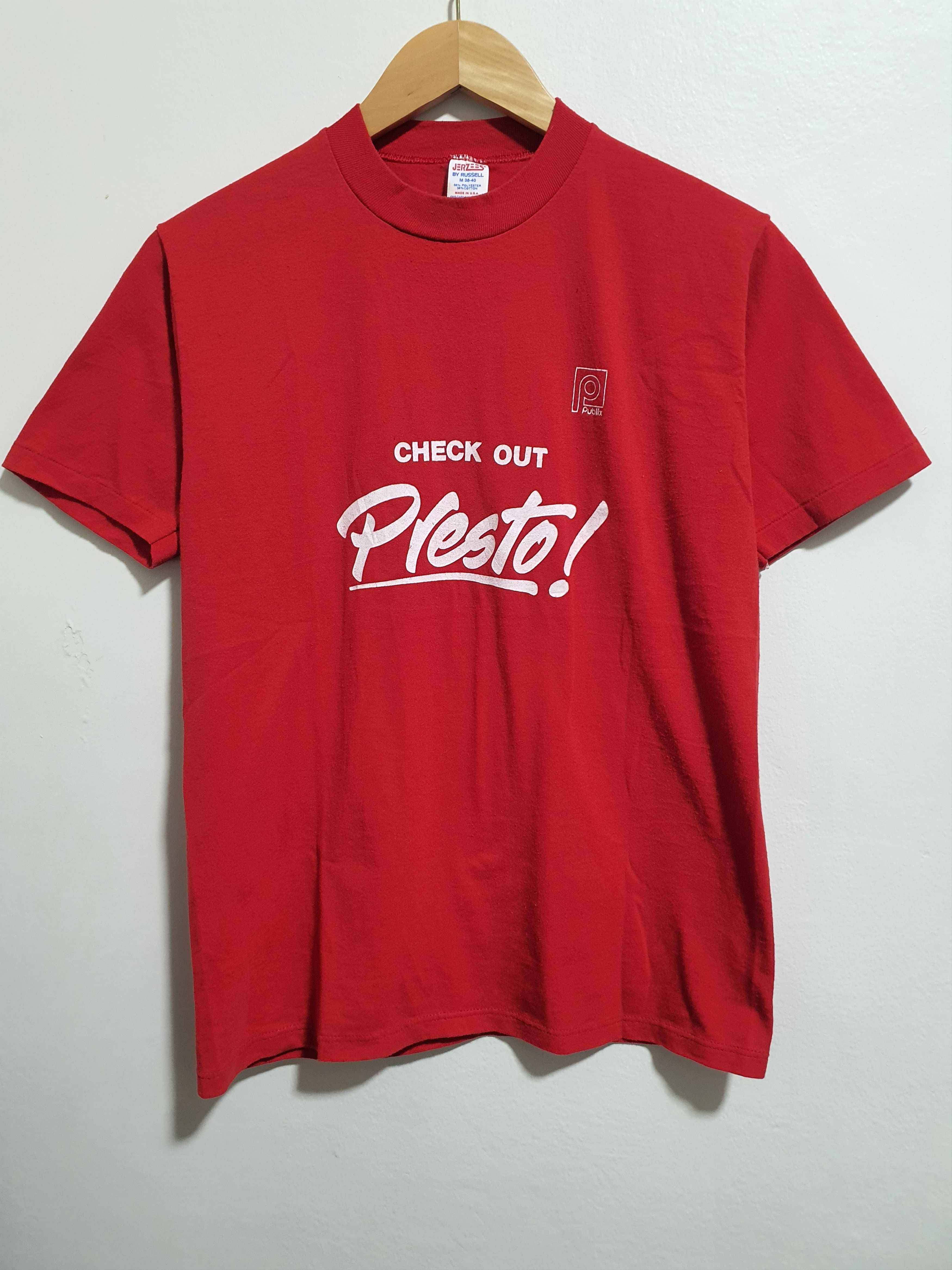Jerzees × Vintage JERZEES 80’S 18.5”/26” VINTAGE T-SHIRT Size US M / EU 48-50 / 2 - 1 Thumbnail