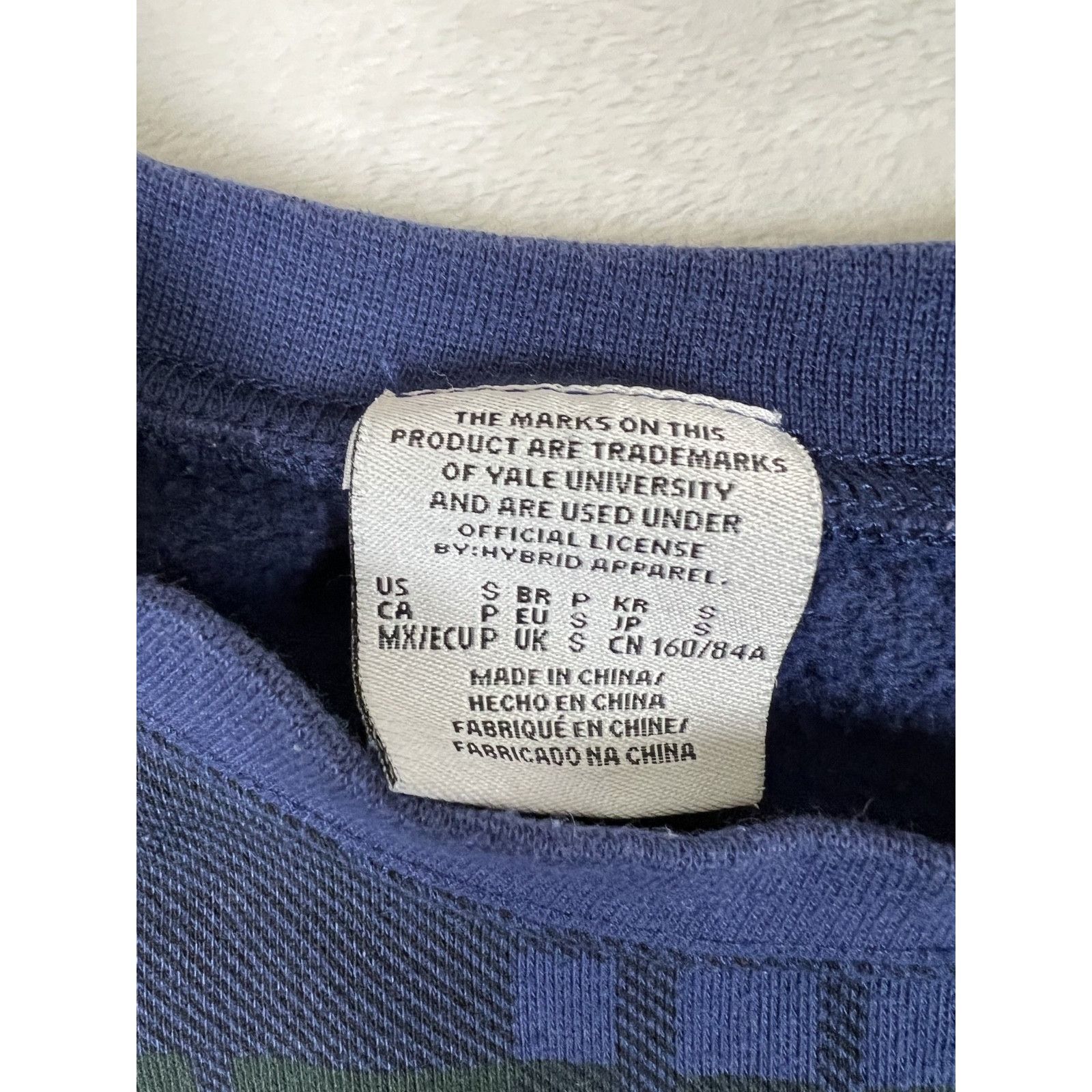 Other Vintage Yale University Womens Small Blue Plaid Embroidered Size S / US 4 / IT 40 - 3 Thumbnail
