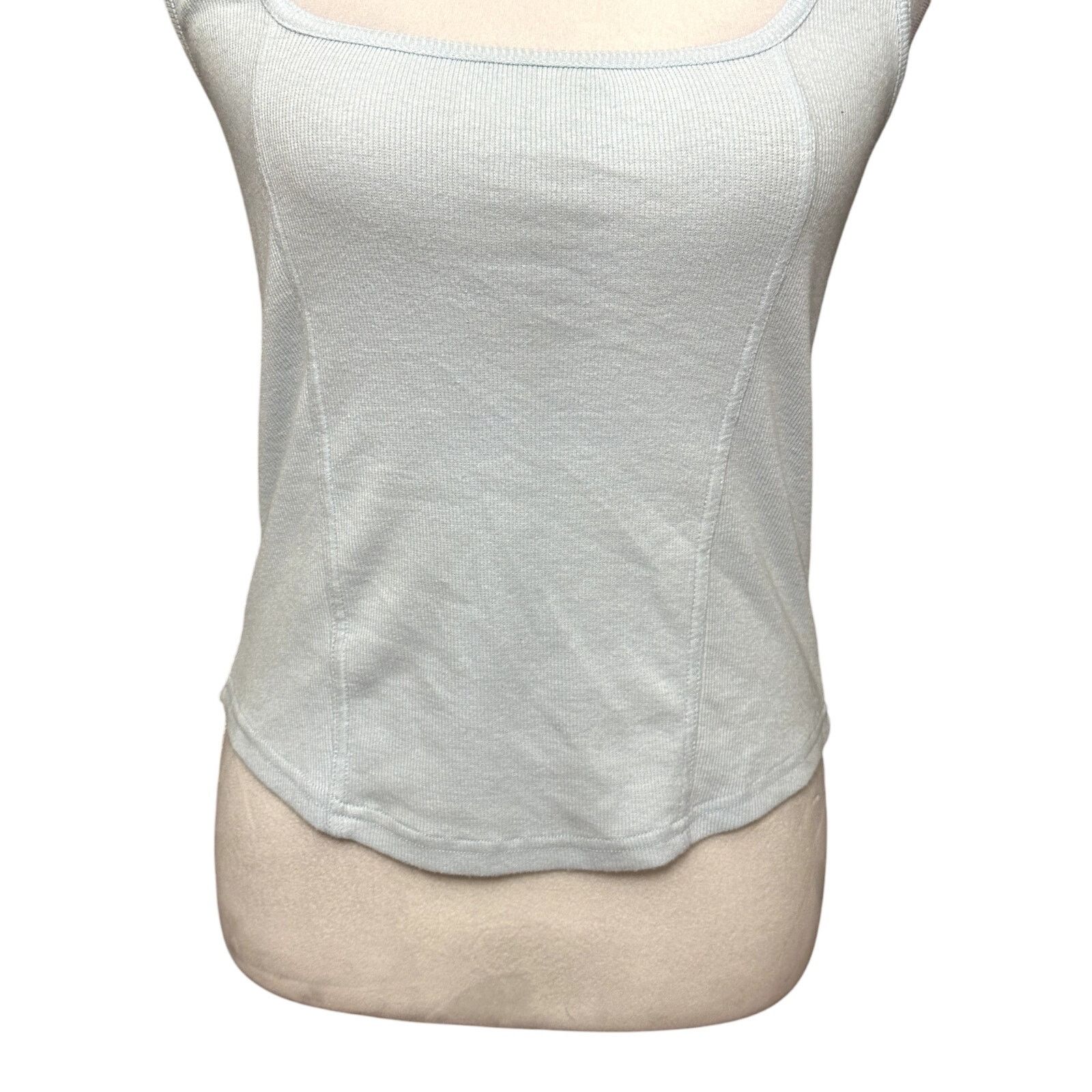 Other Abound Tank Top Stylish Ribbed Corset Sleeveless Blue L NWOT Size L / US 10 / IT 46 - 4 Thumbnail
