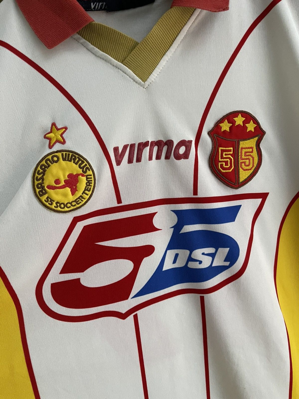 Vintage Vintage Virtus Bassano Jersey Virma 90s Diesel very rare Size US XXL / EU 58 / 5 - 3 Thumbnail