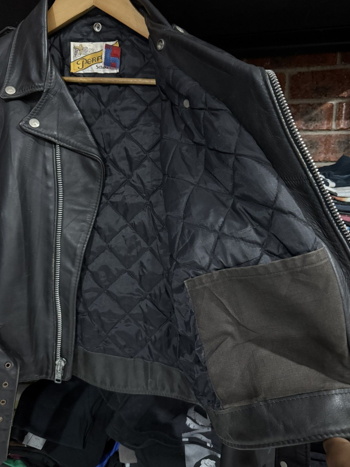 Schott Vintage Schott Perfecto Biker Punk Leather Jacket Size 40 Size US M / EU 48-50 / 2 - 18 Thumbnail