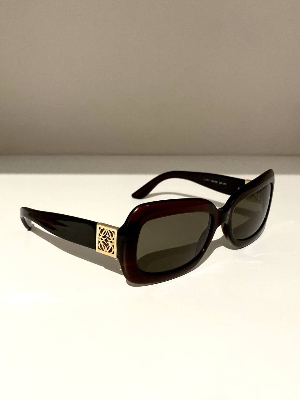 Loewe LOEWE Logo Rectangular Oversized Retro Sunglasses Vintage Size ONE SIZE - 2 Thumbnail
