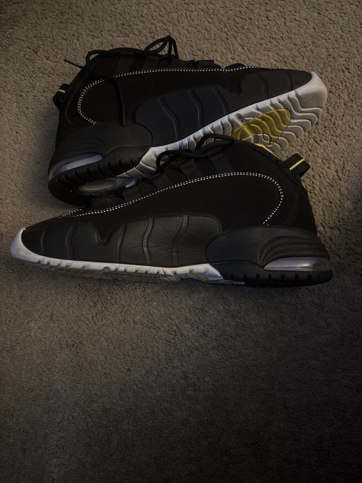 Nike Nike air max penny 1 black/yellow Size US 10.5 / EU 43-44 - 5 Thumbnail