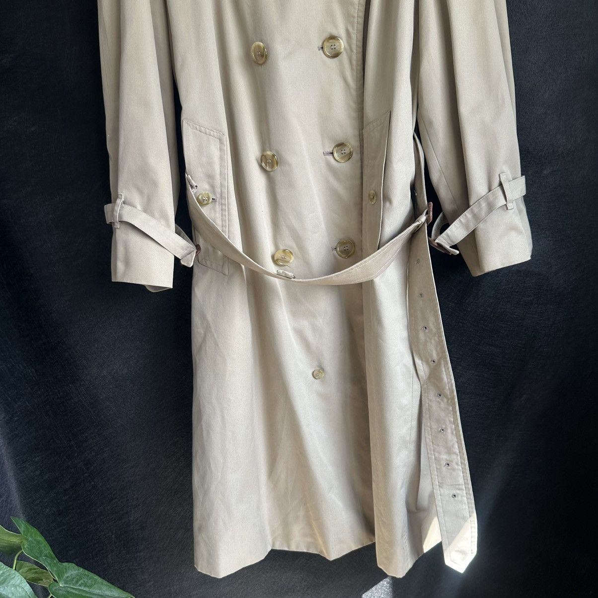 Burberry 90s Burberrys Coat Trench Beige Size L / US 10 / IT 46 - 3 Thumbnail