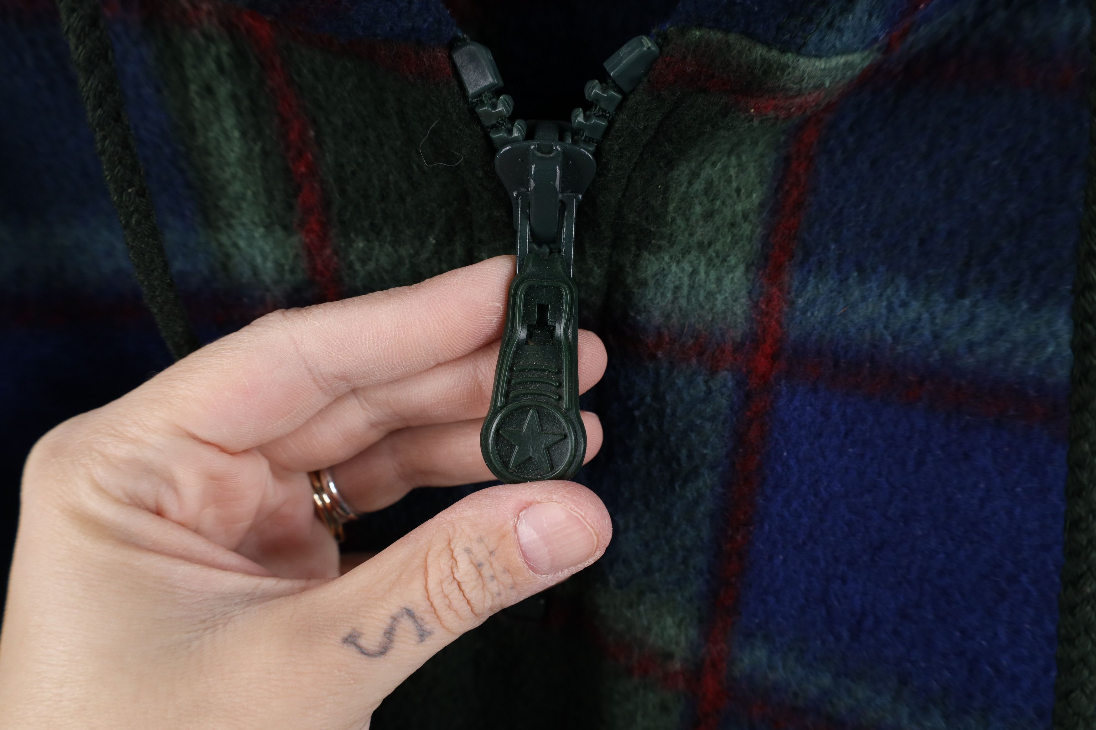 Vintage Vintage 90s Streetwear Cropped Fleece Hoodie Sweatshirt Size M / US 6-8 / IT 42-44 - 10 Thumbnail